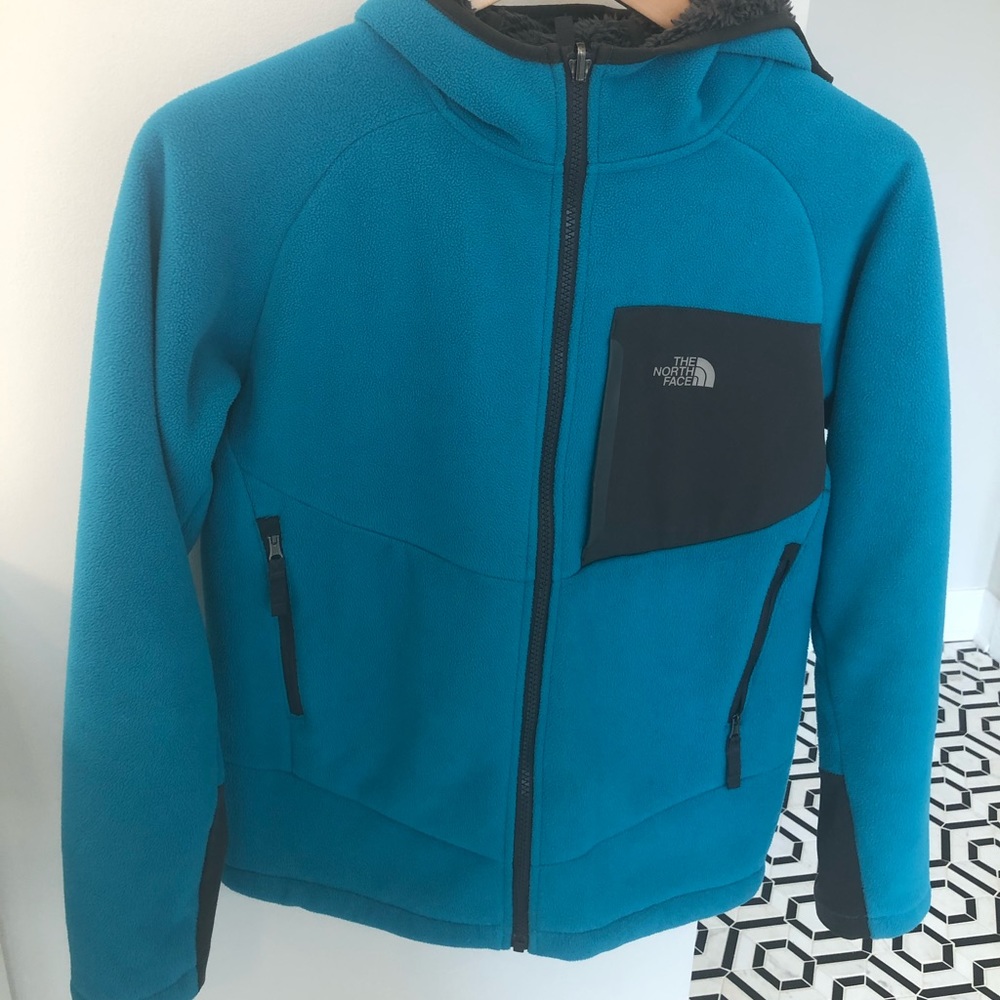 North Face hooded fleece jacket